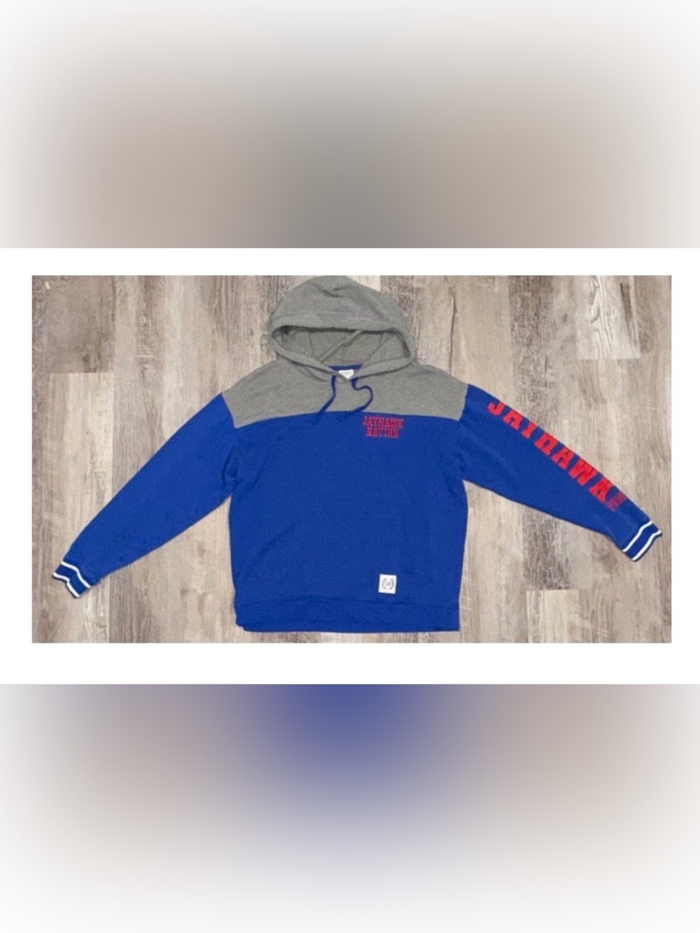 Victoria's Secret PINK Kansas Jayhawks Hoodie Size Small